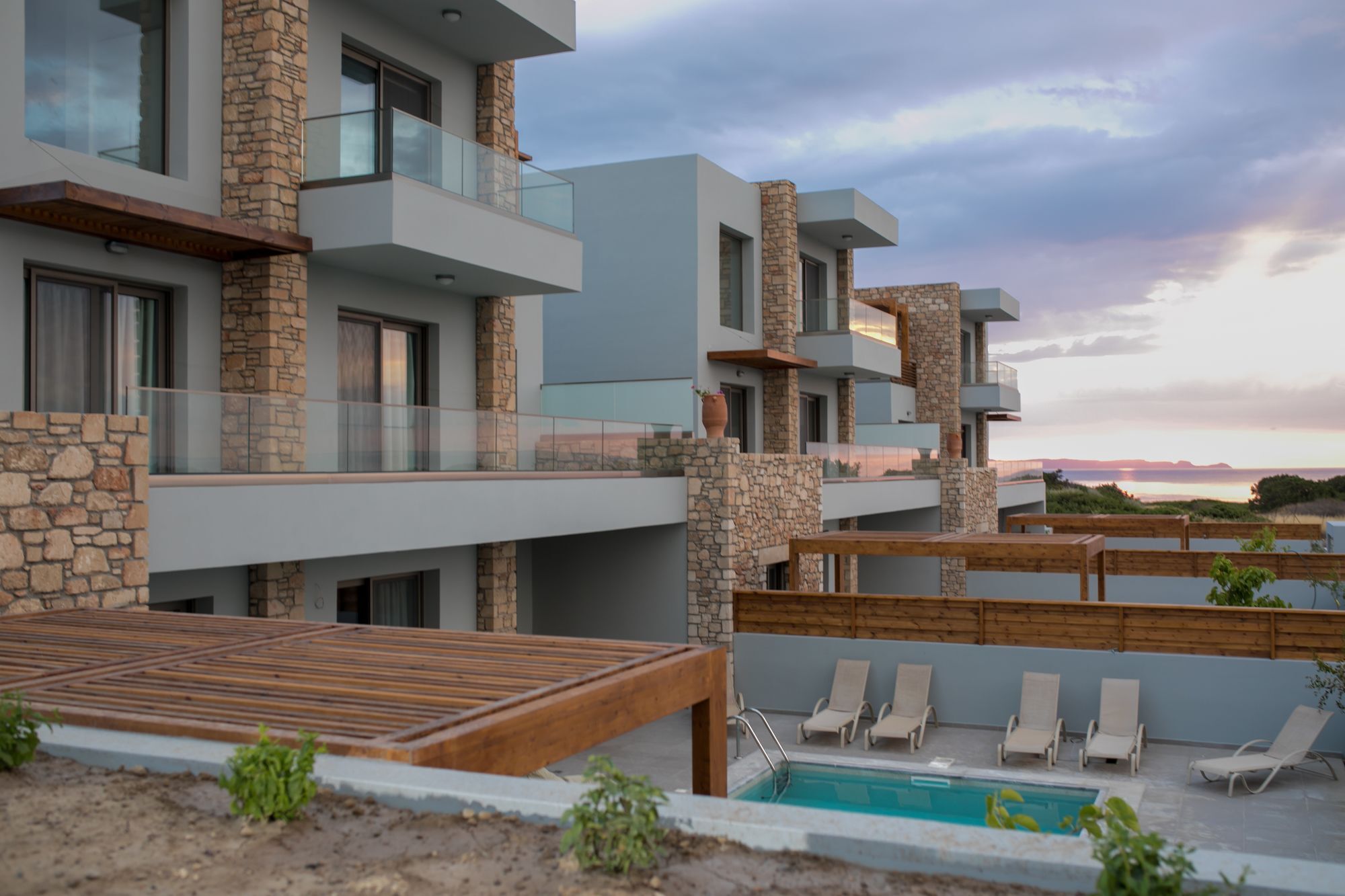 Olive Stone Villas Gennadi Exteriör bild